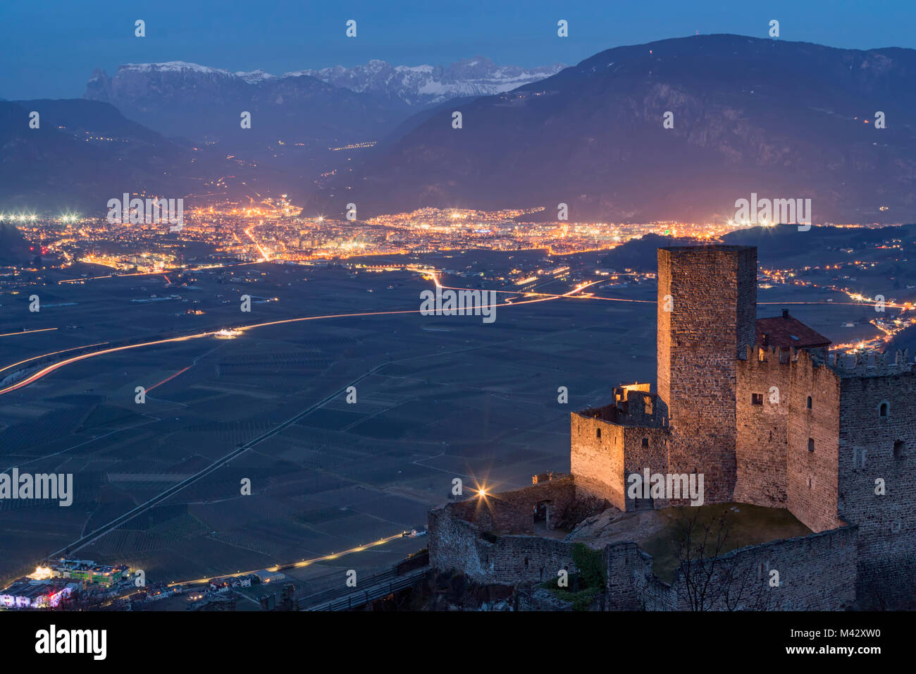 Schloss Hocheppan, Appiano sulla Strada del vino - Eppan an der Weinstrasse, Bolzano - Bozen, Trentino Alto Adige - Suedtirol, Italie, Europe Banque D'Images