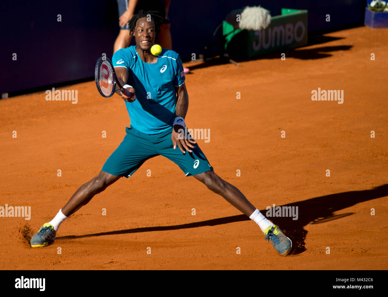 L'Argentine. 13 Février, 2018. Gael Monfils (France) - Argentine Ouvrir 2018 Credit : Mariano Garcia/Alamy Live News Banque D'Images
