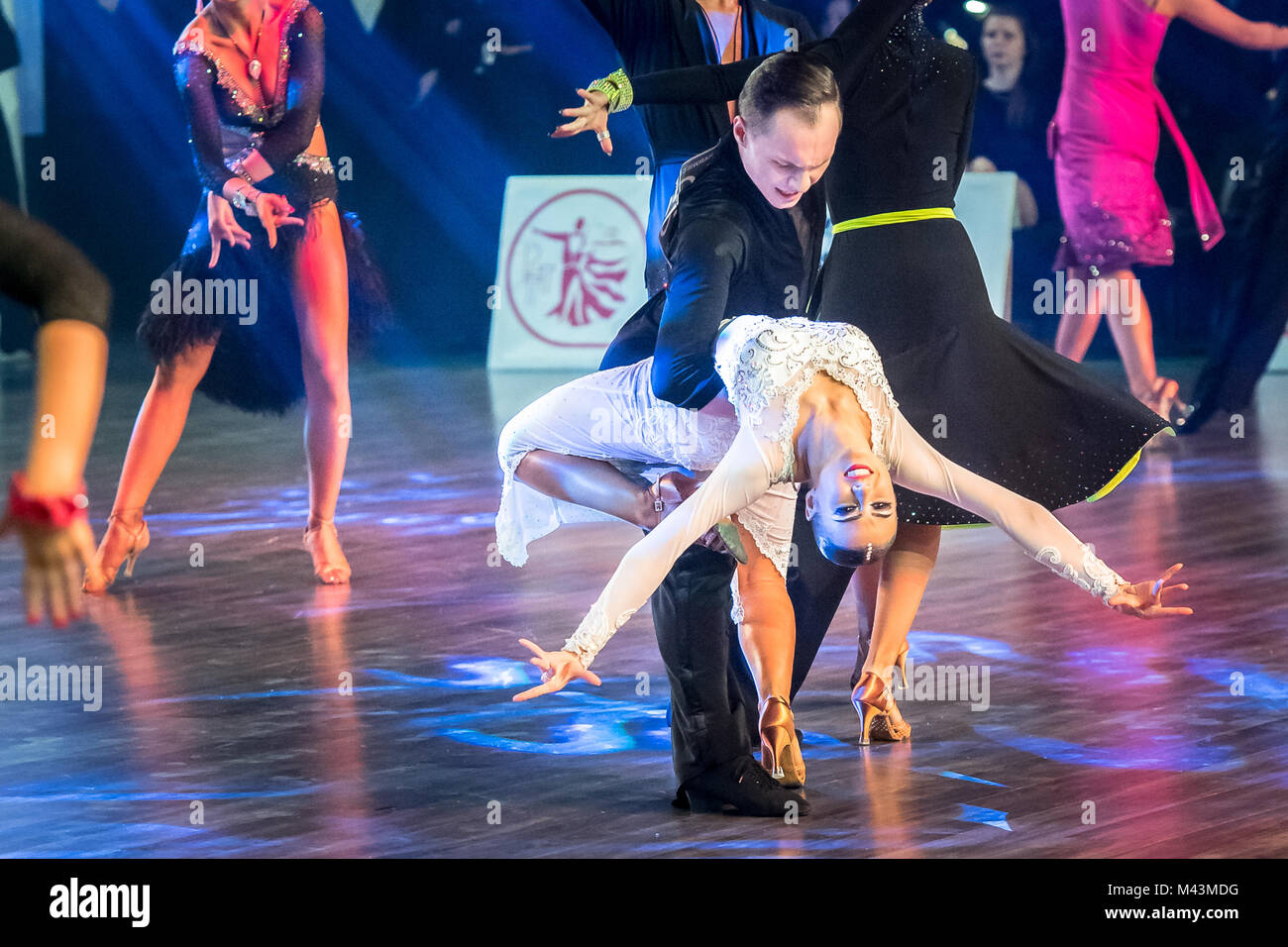 La danse latine danse danseurs Banque D'Images