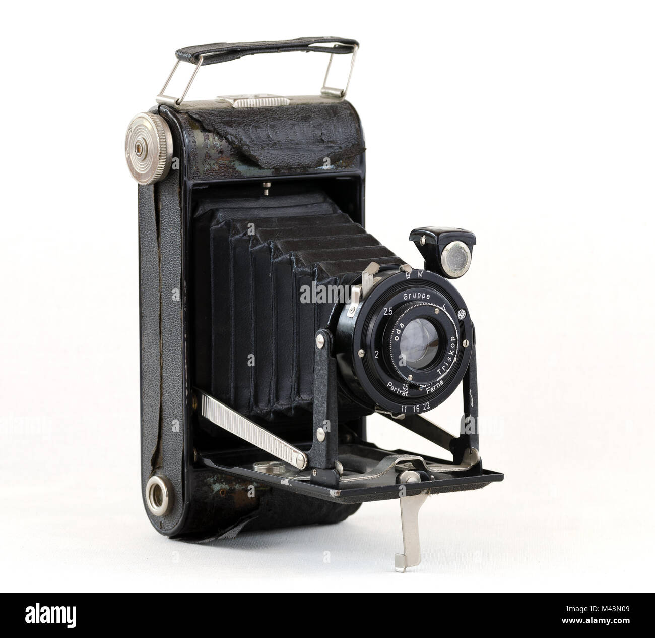 ancien appareil photo a soufflet kodak shutter made in usa