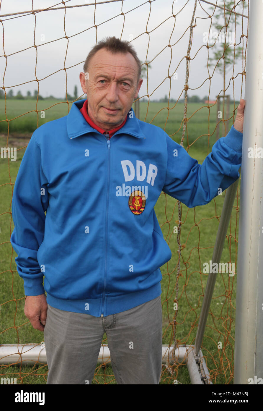 Joachim Streich ( FC Hansa Rostock et 1.FC Magdebourg) Banque D'Images