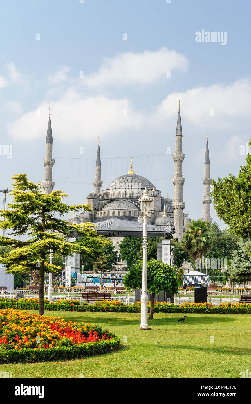 La mosquée bleue, Istanbul, Turquie Banque D'Images