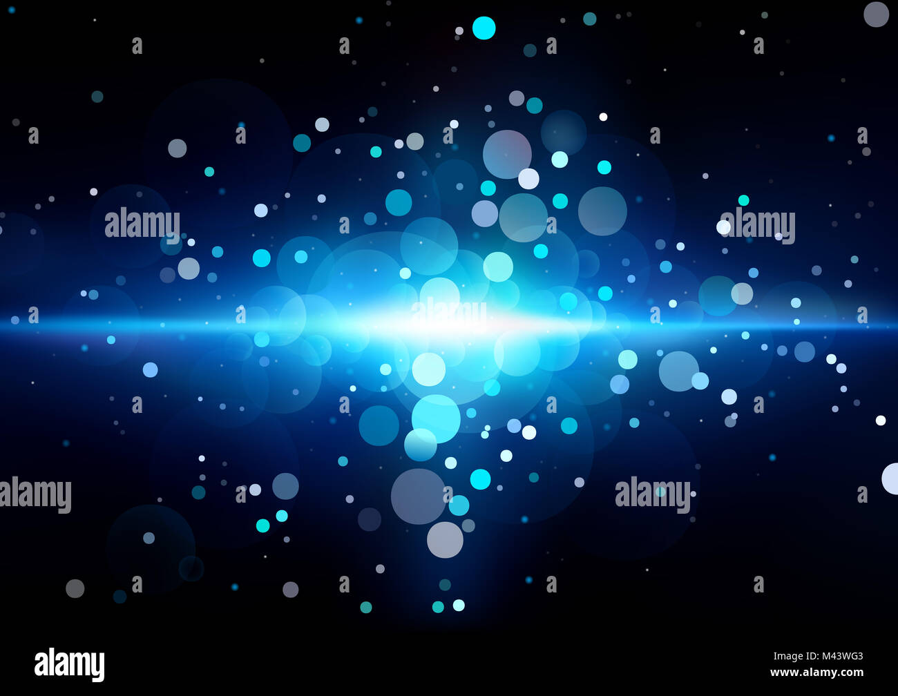 Explosion de Supernova Banque D'Images