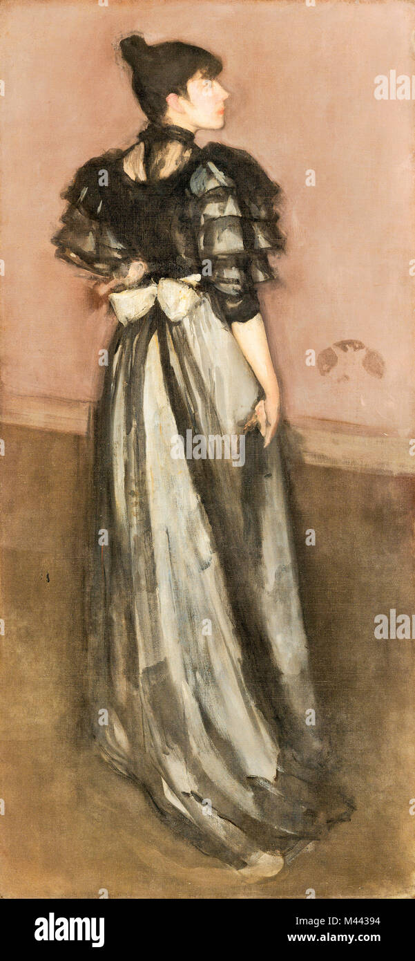 Whistler, Nacre et Argent : l'andalou (1888-1900) Banque D'Images