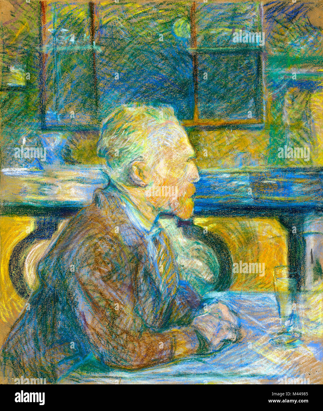 Henri de Toulouse-Lautrec par Van Gogh, 1887 Banque D'Images