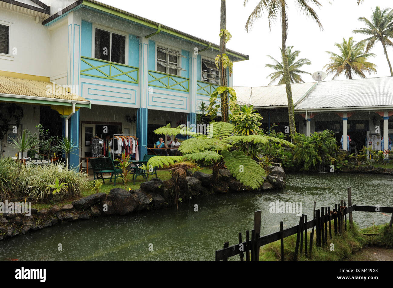 Pacific Harbour Arts Village de Fidji Banque D'Images