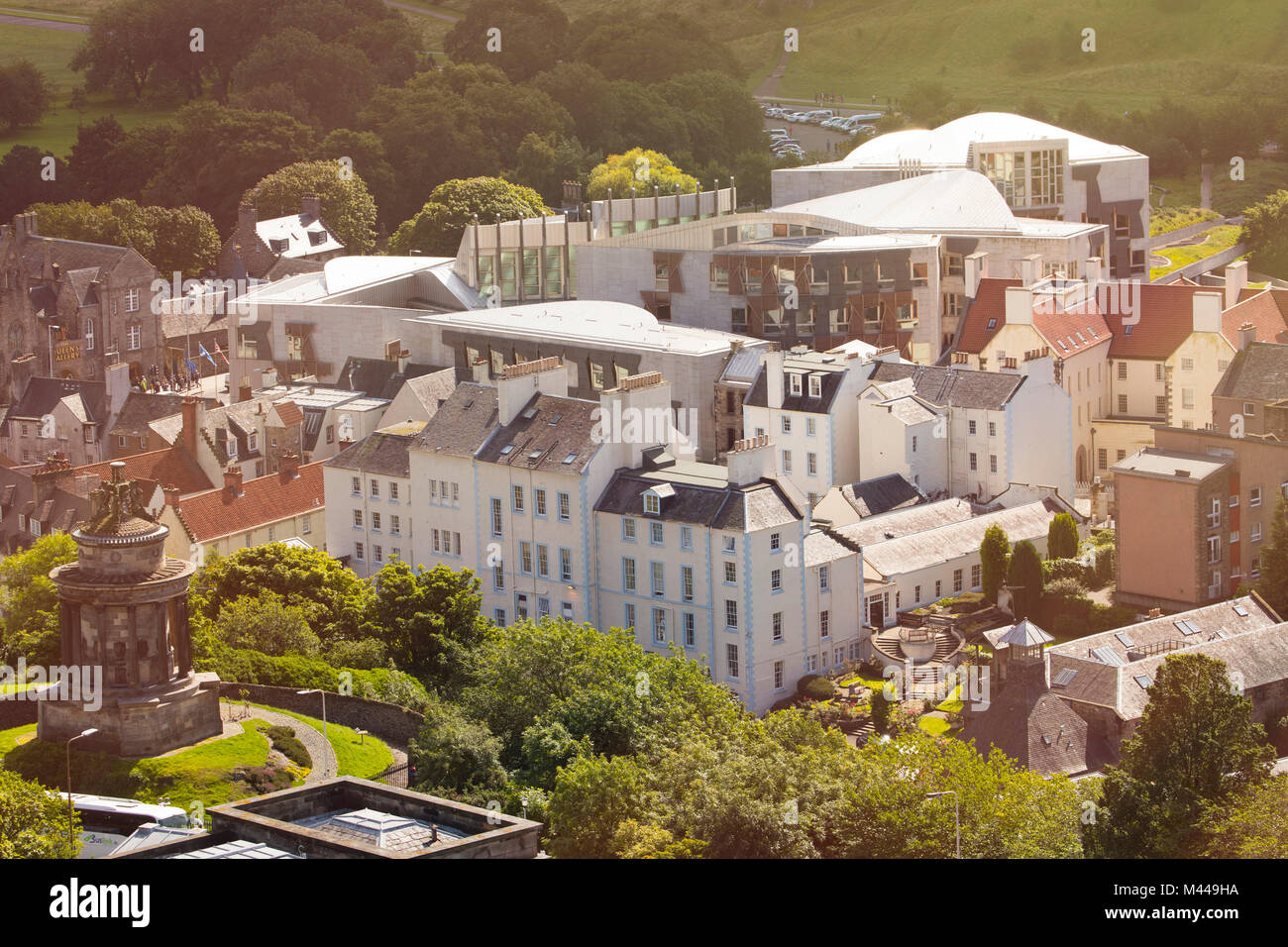 Vue depuis Calton Hill, Édimbourg, Écosse Banque D'Images