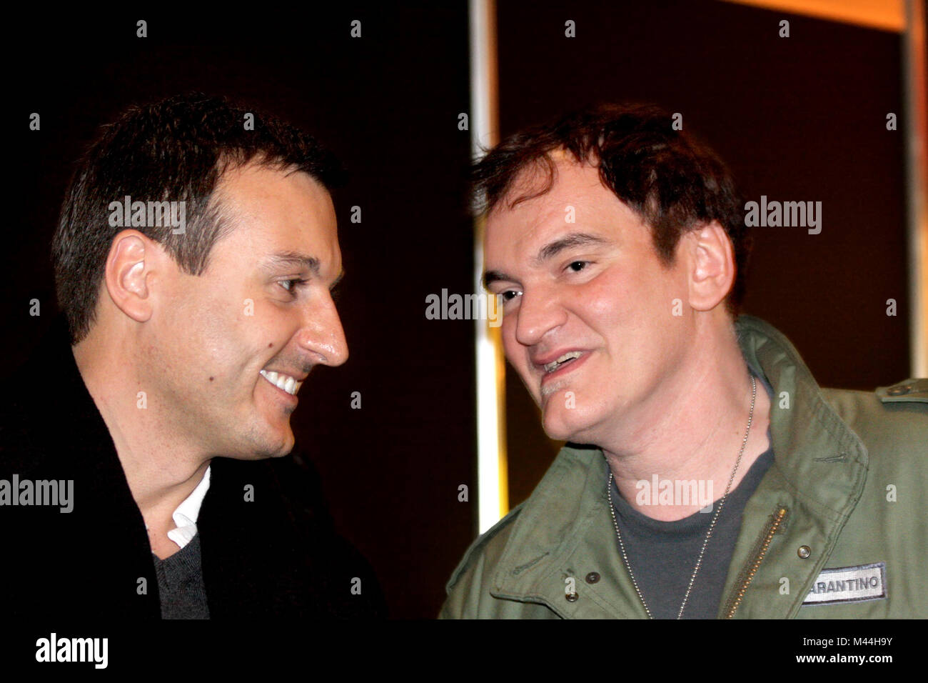 Quentin Tarantino visite la Berlinale. Banque D'Images