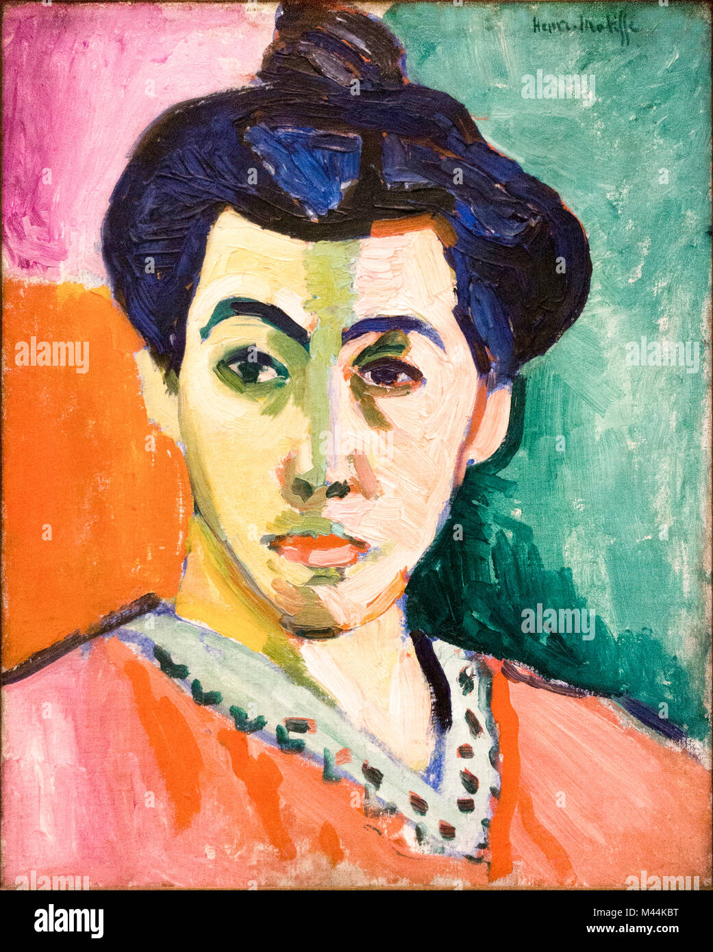 Henri Mattisse, portrait de Madame Matisse (la ligne verte), 1905 Photo  Stock - Alamy