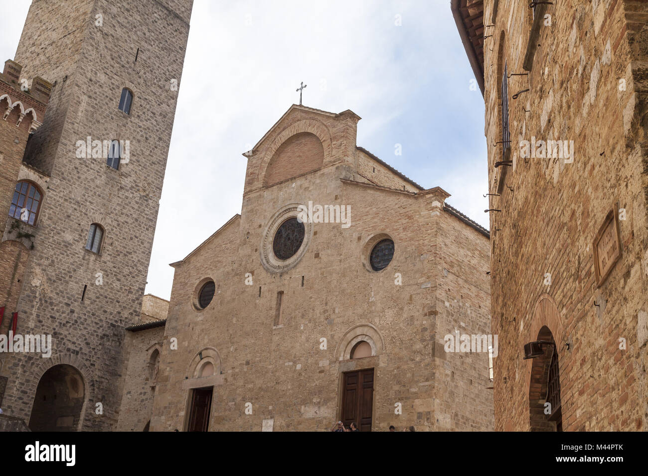 San Gimignano, la cathédrale Eglise Banque D'Images