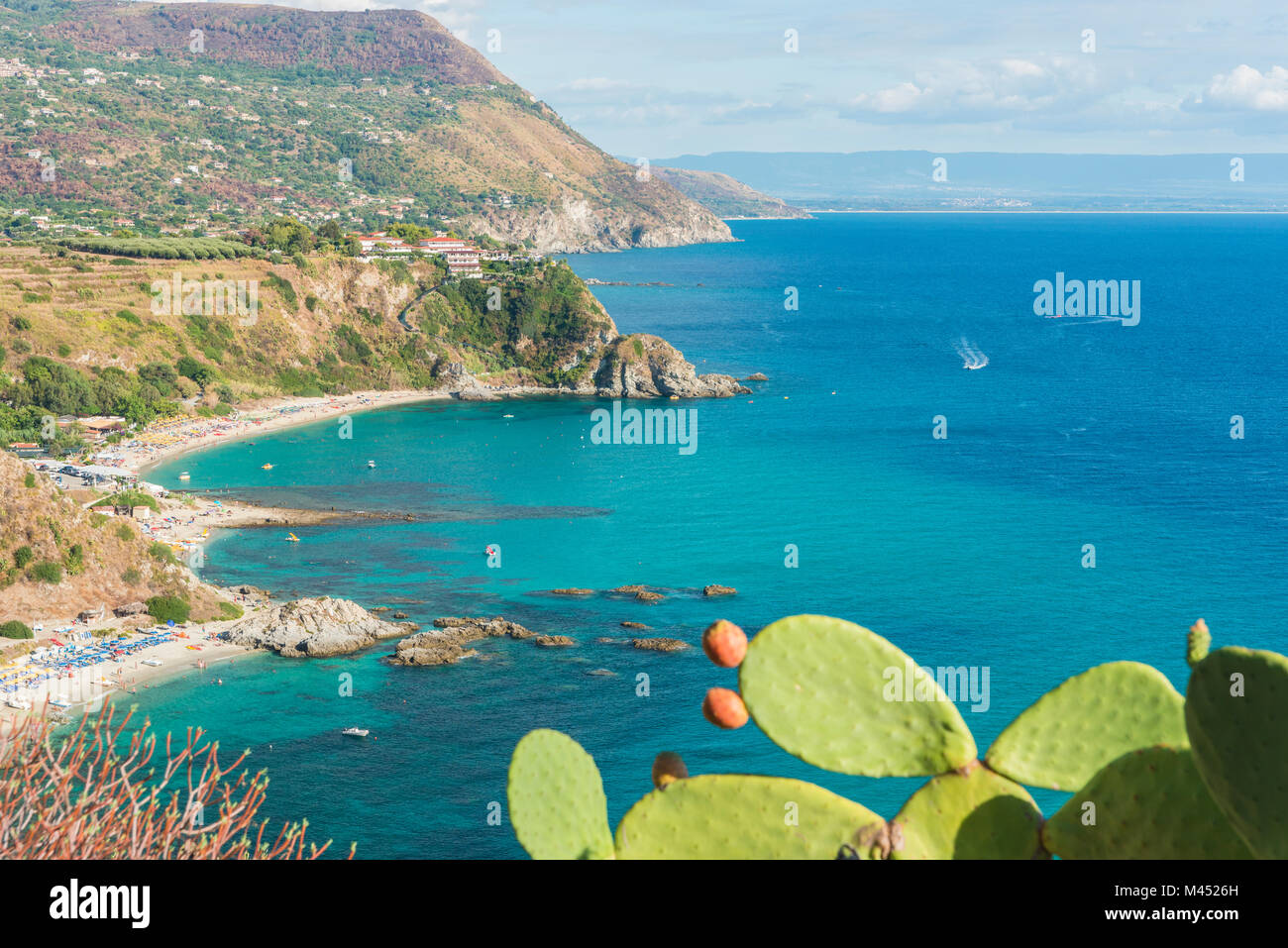 Capo Vaticano, province de Vibo Valentia, Calabre, Italie. Banque D'Images