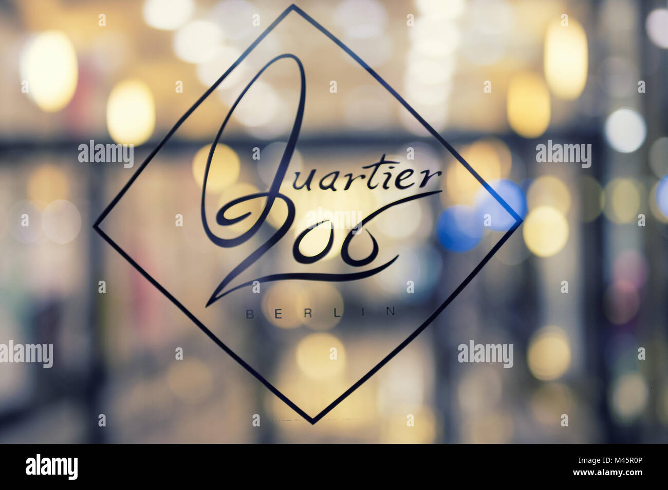 Entrée de l'Art Maison de la mode Quartier 206 t Banque D'Images