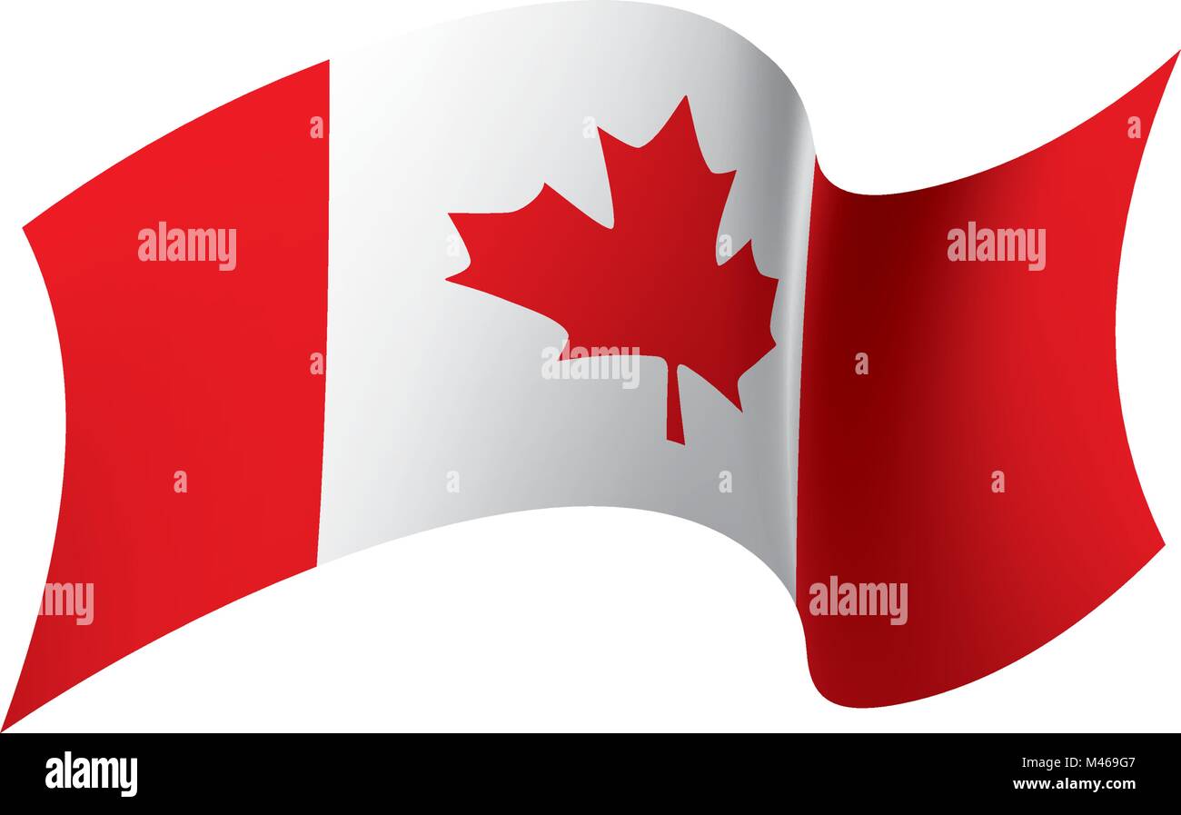 Drapeau du Canada, vector illustration Image Vectorielle Stock Alamy