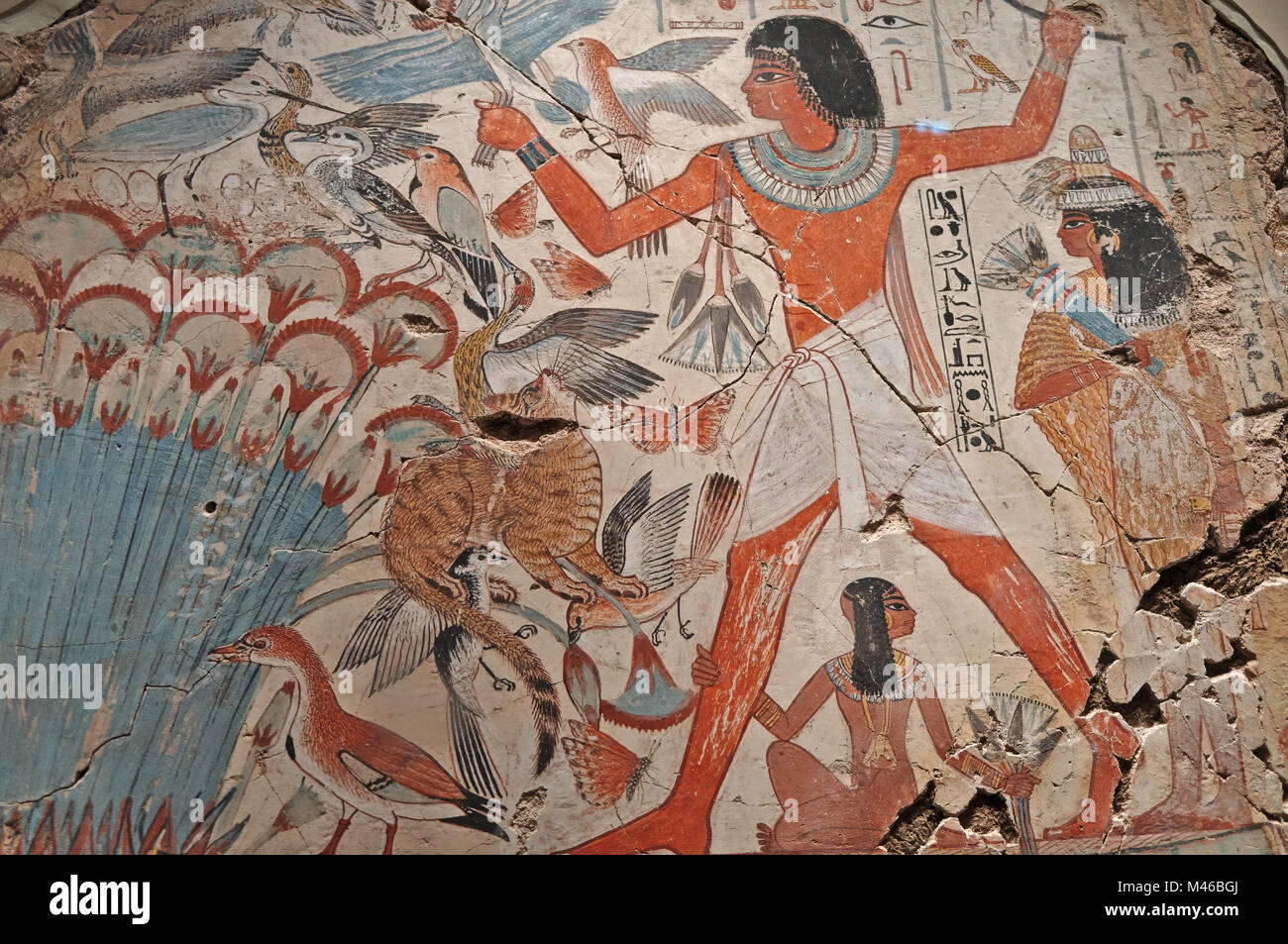 La peinture égyptienne ancienne Banque D'Images