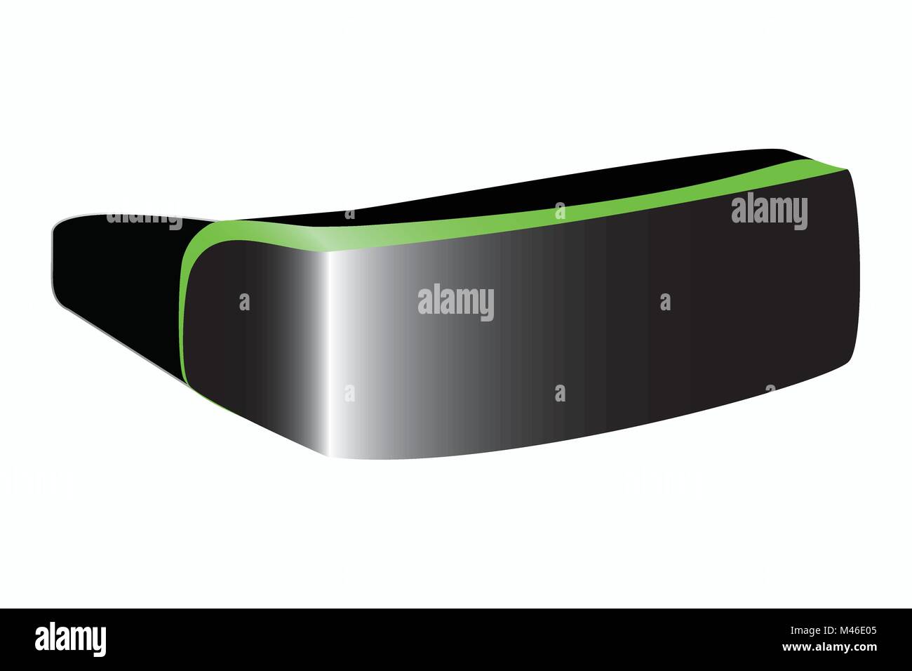 Illustration de lunettes de réalité virtuelle, vecteur de casque VR/ la technologie de la réalité virtuelle VR/ visualisation/ expérience simulée par ordinateur Illustration de Vecteur