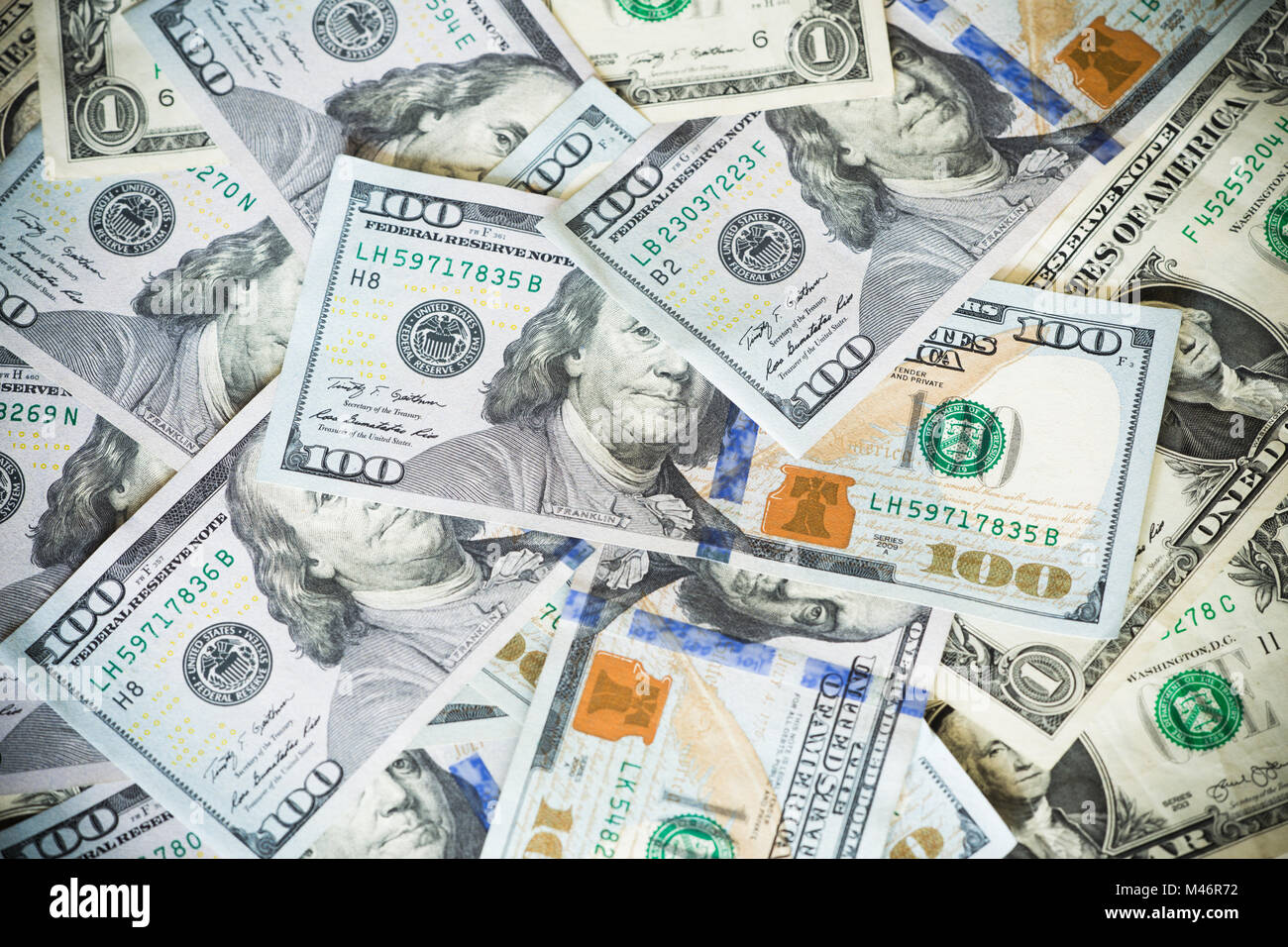 United States argent / cent dollars Banque D'Images