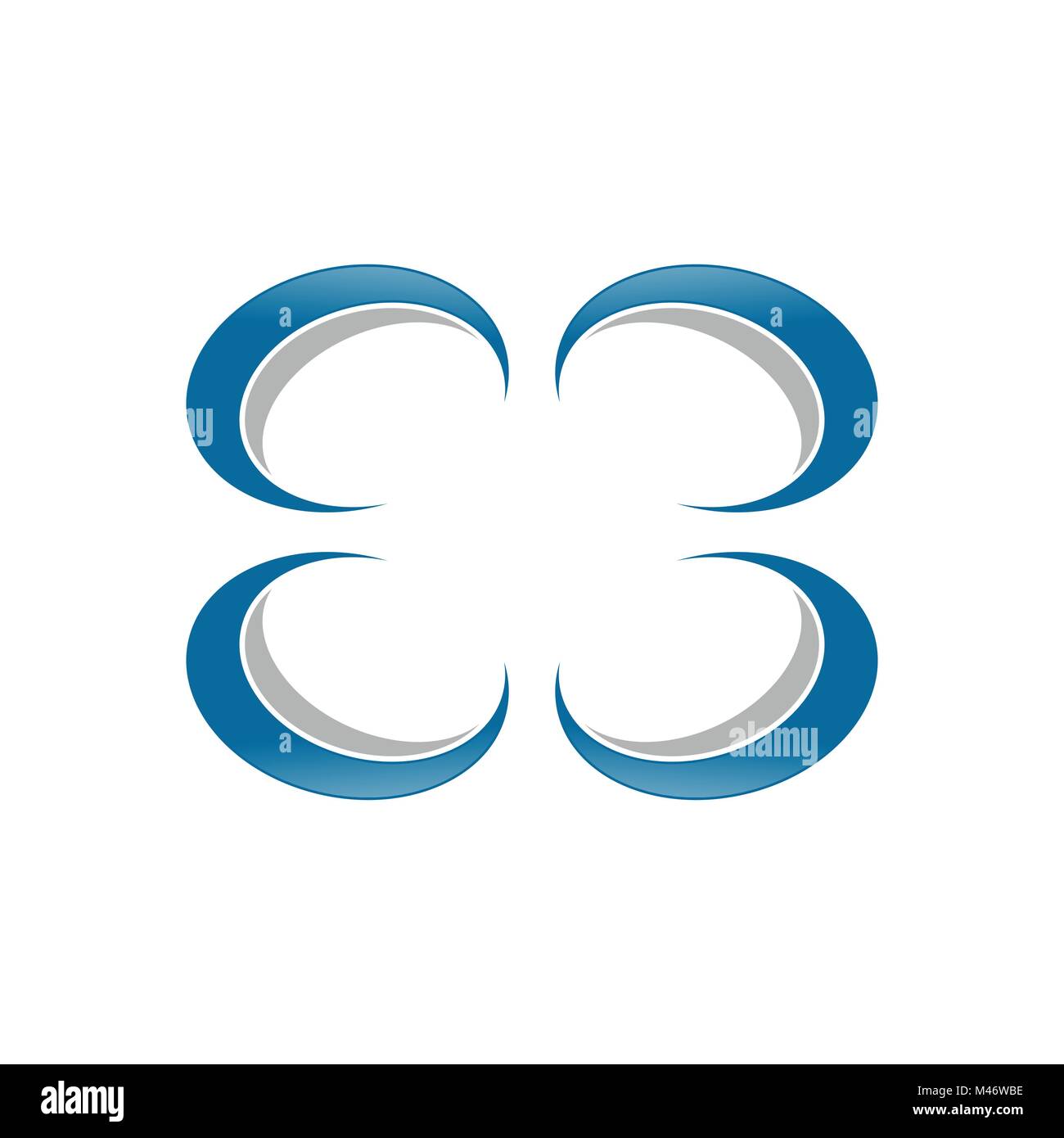 Résumé de l'hélice en rotation bourdon symbole vecteur Conception Logo Graphique Illustration de Vecteur