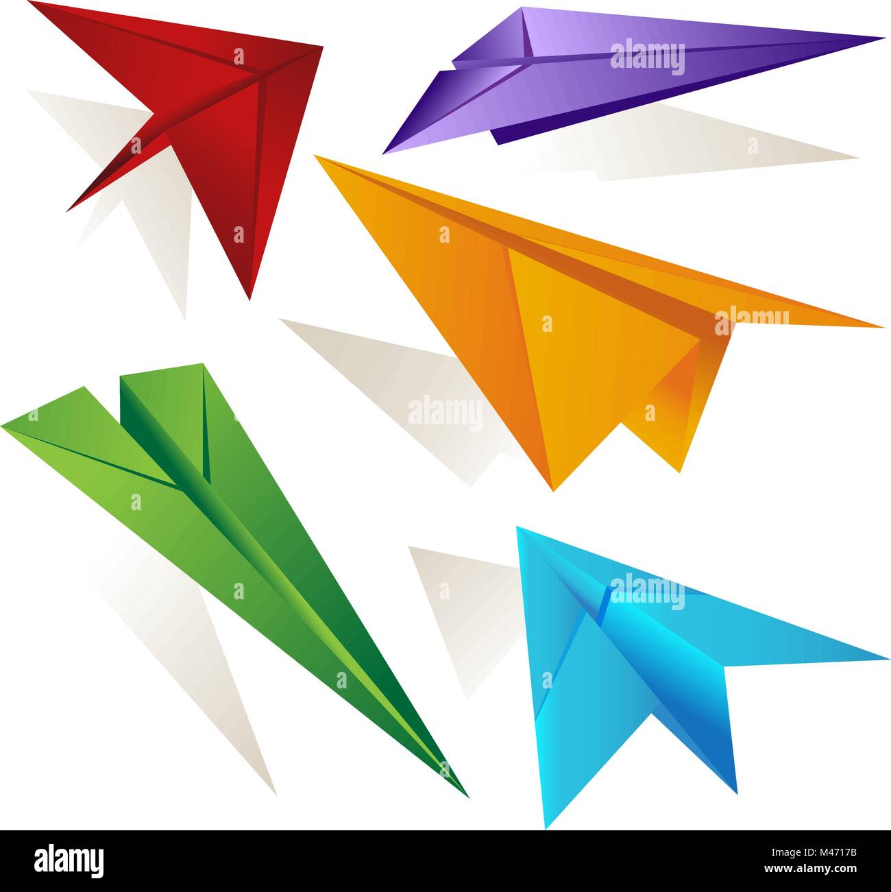 L'image d'un avion en papier Jeu de variation. Illustration de Vecteur