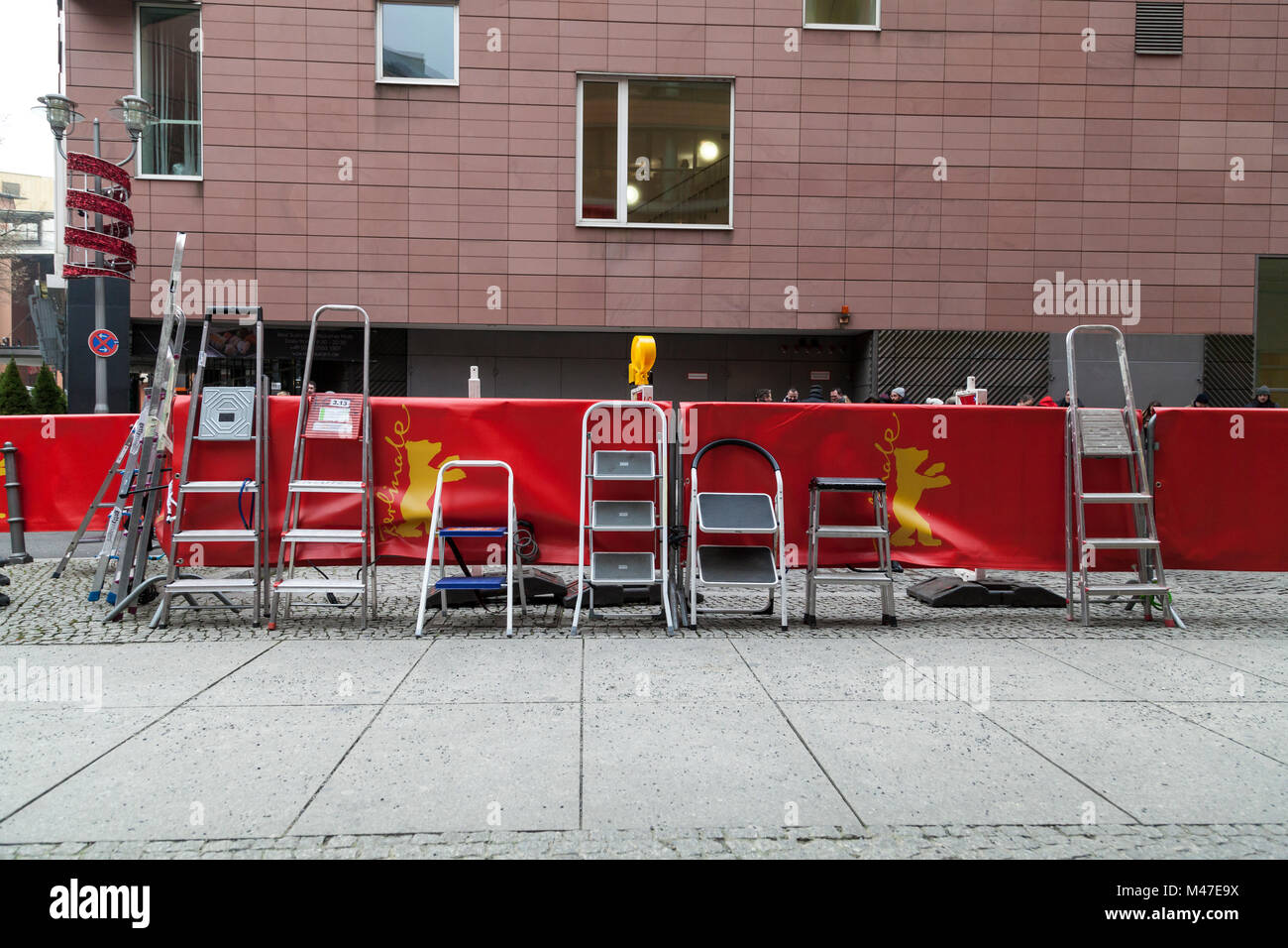 Berlin, Allemagne. 15 Février, 2018. Berlin, Allemagne. Feb 15, 2018. Journée d'ouverture de la Berlinale 2018 Credit : Stefan Papp/Alamy Live News Crédit : Stefan Papp/Alamy Live News Banque D'Images