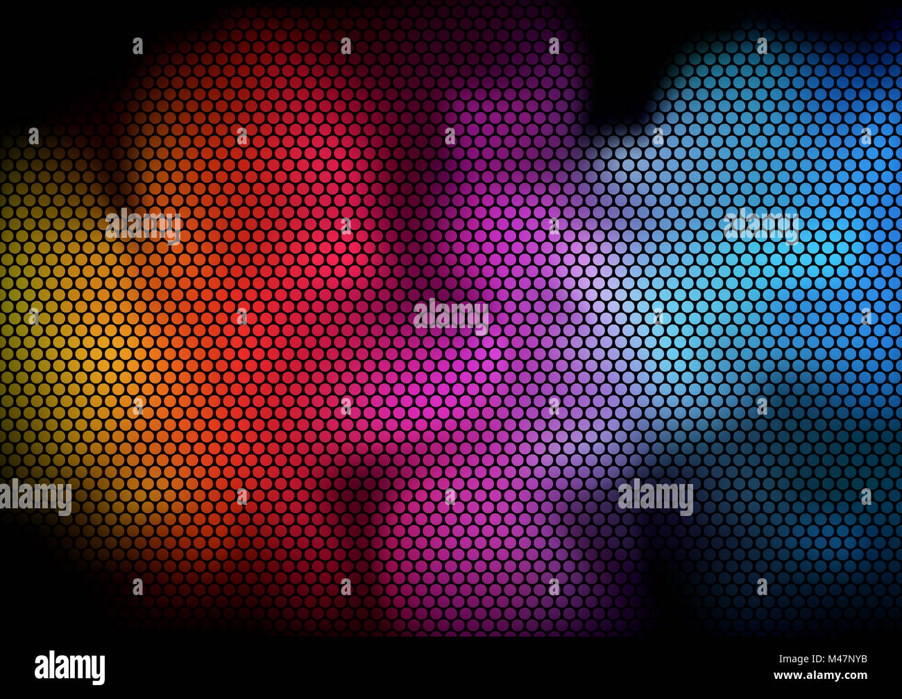 Rainbow Background à motif grille Banque D'Images