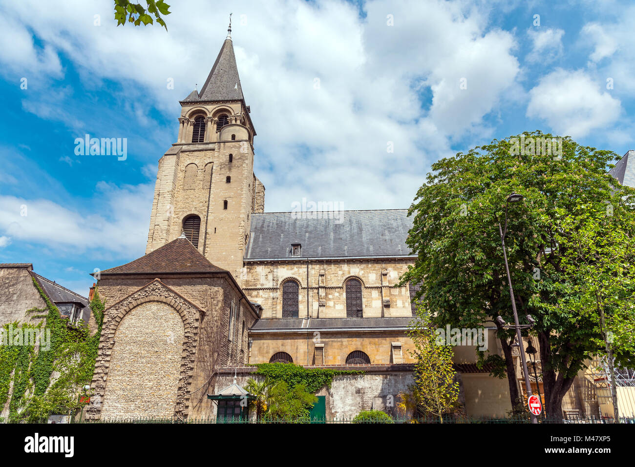 L'abbaye de Saint-Germain-des-Prés à Paris, France Banque D'Images