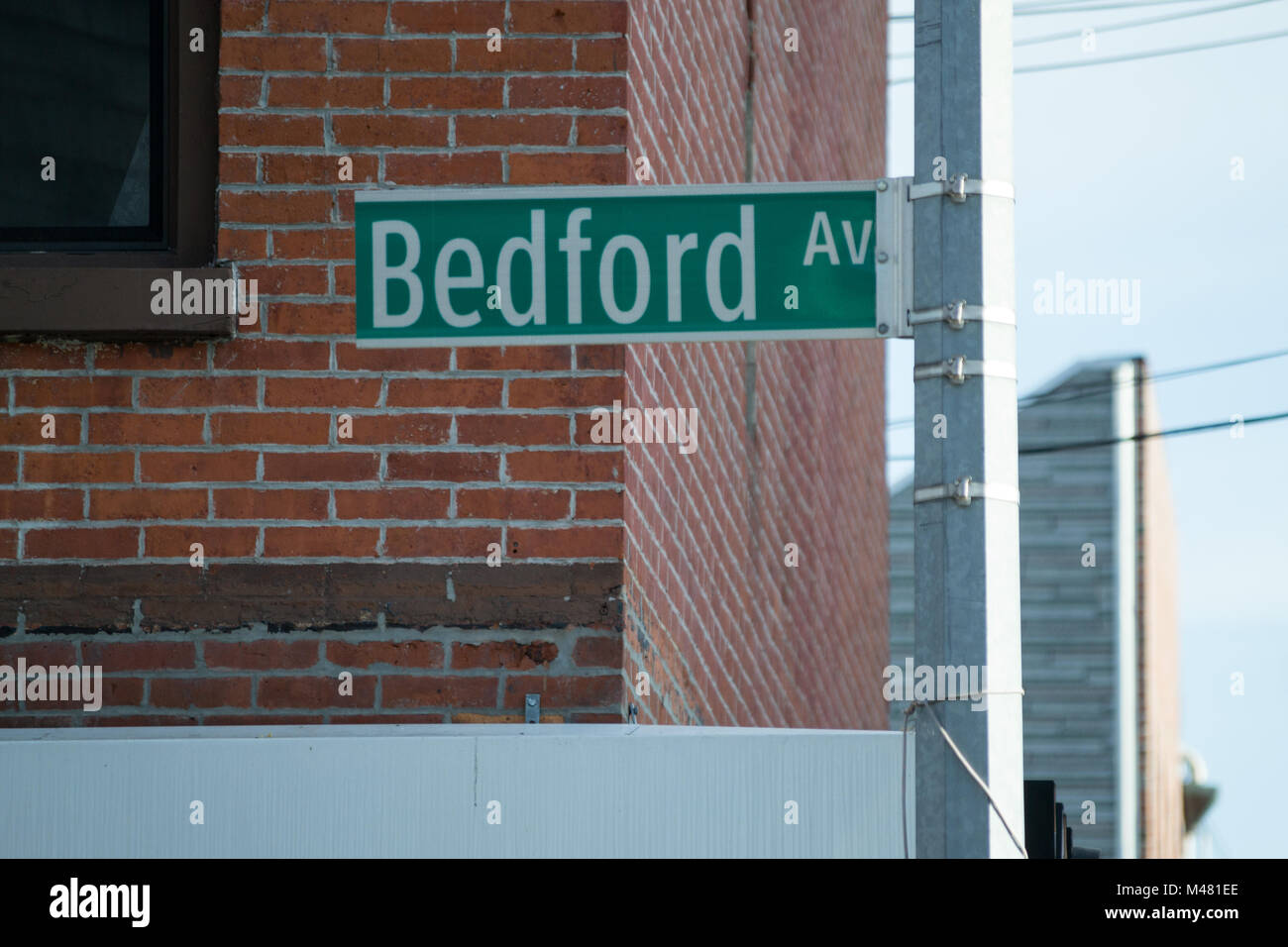 Bedford Avenue Banque D'Images