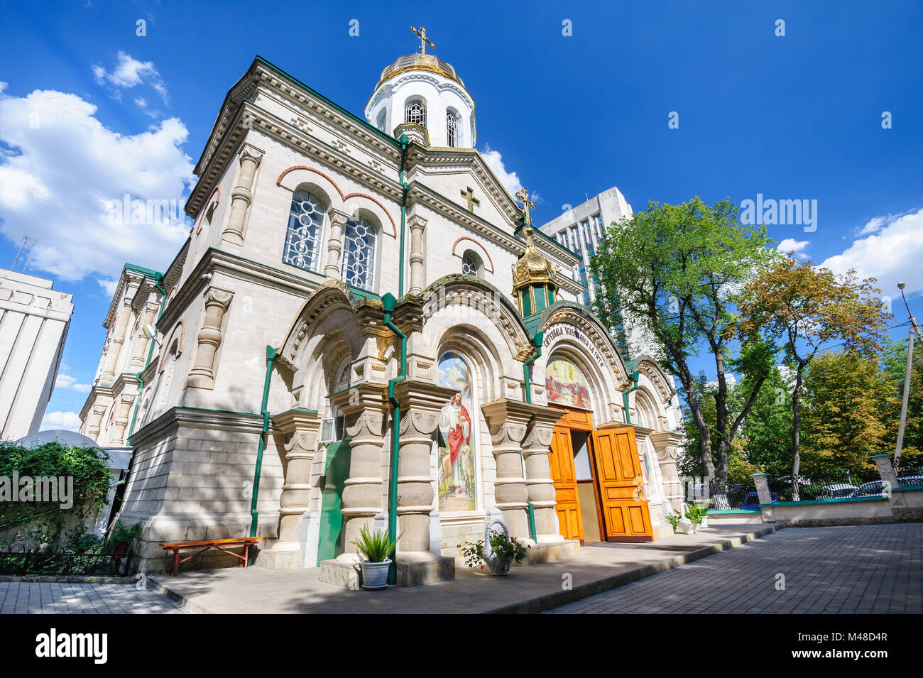 Église de la Transfiguration à Chisinau, Moldova Banque D'Images