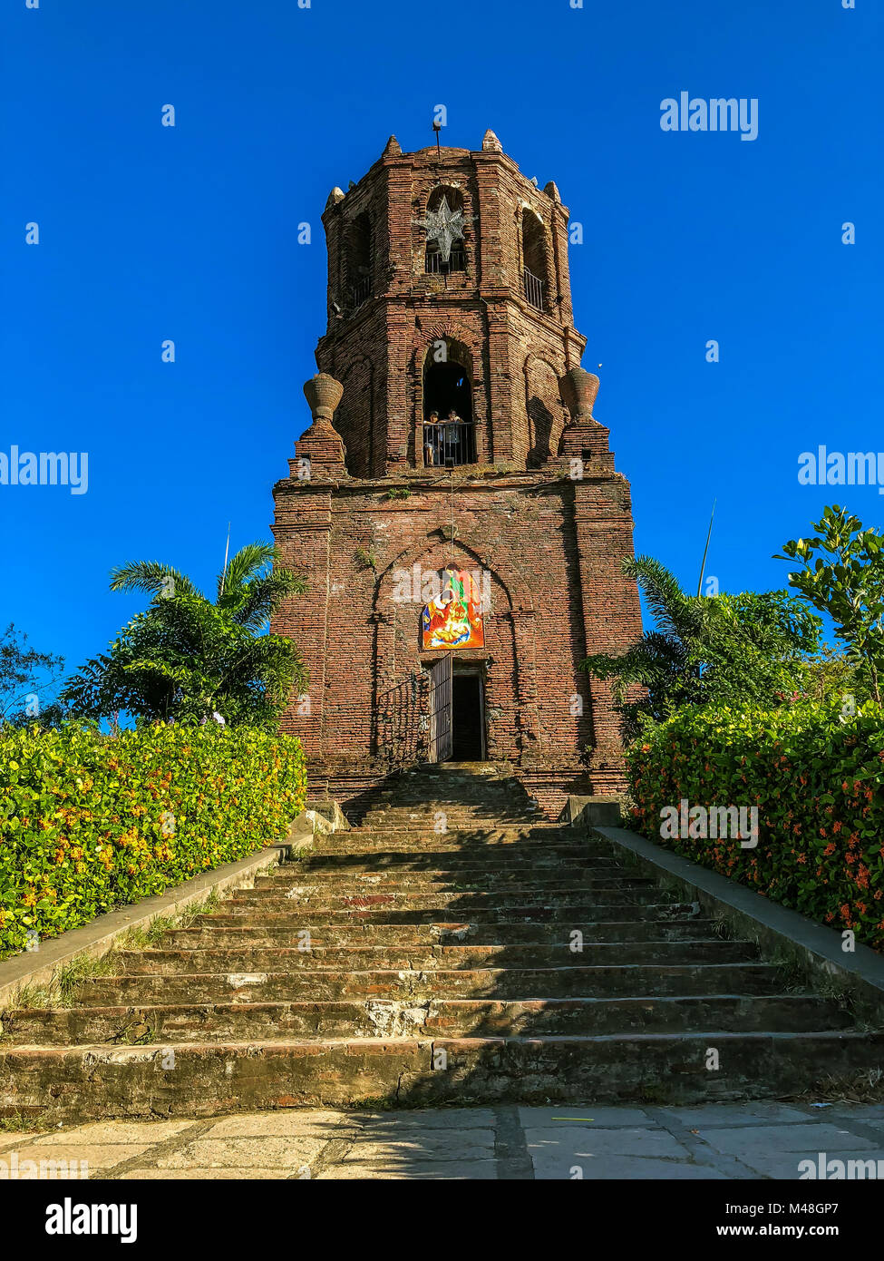 Bantay clocher dans Ilocos Norte aux Philippines Banque D'Images