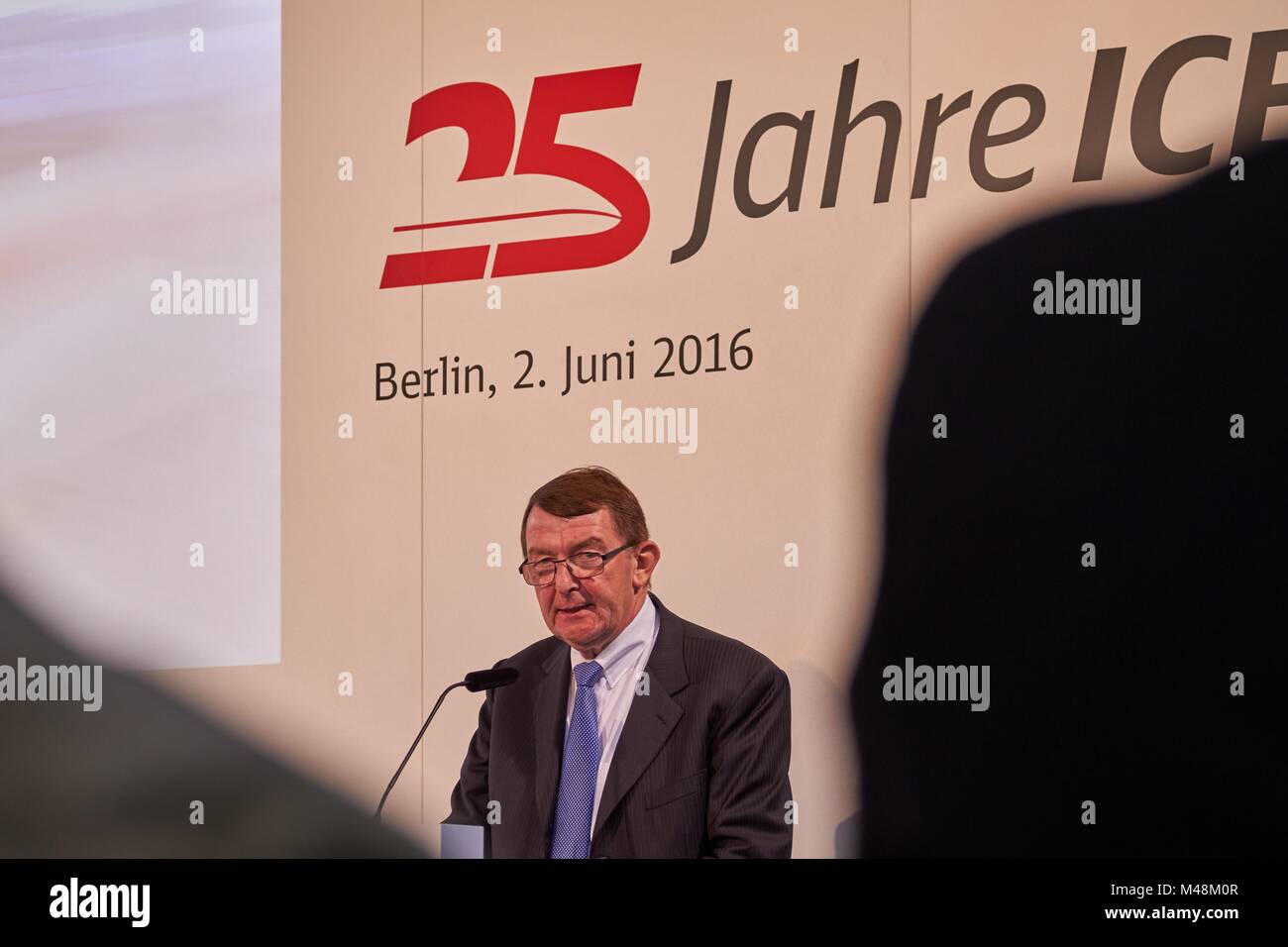 Deutsche Bahn : 25e anniversaire de ICE en Allemagne Banque D'Images