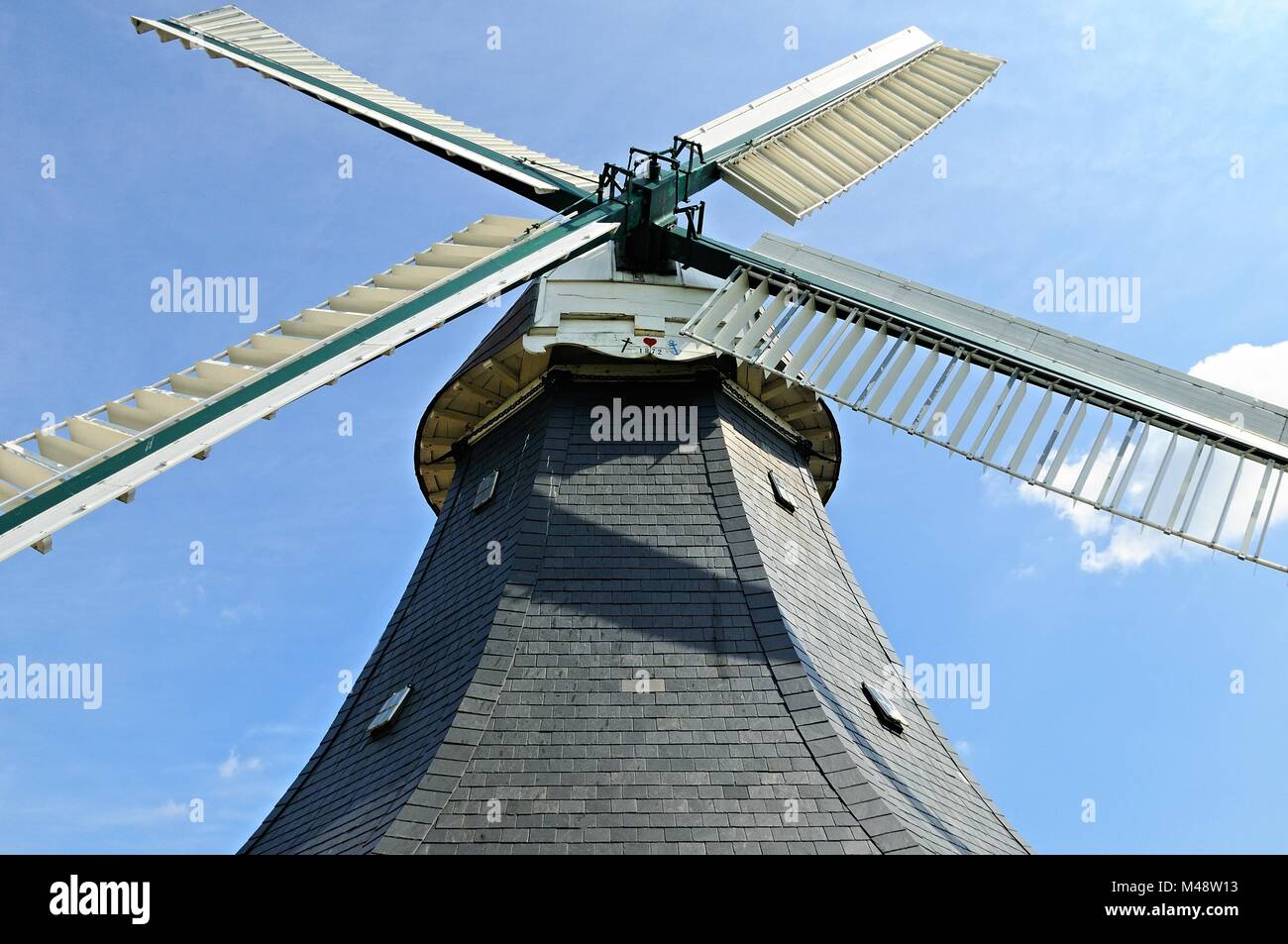 Les ailes du moulin en Allemagne Mer Baltique Dahme Banque D'Images