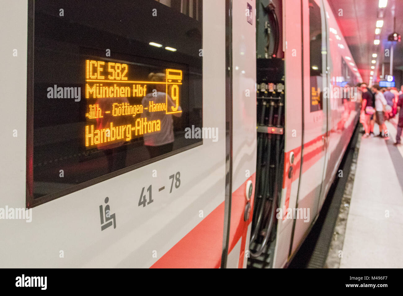 La nouvelle ICE4-Train de la Deutsche Bahn Banque D'Images