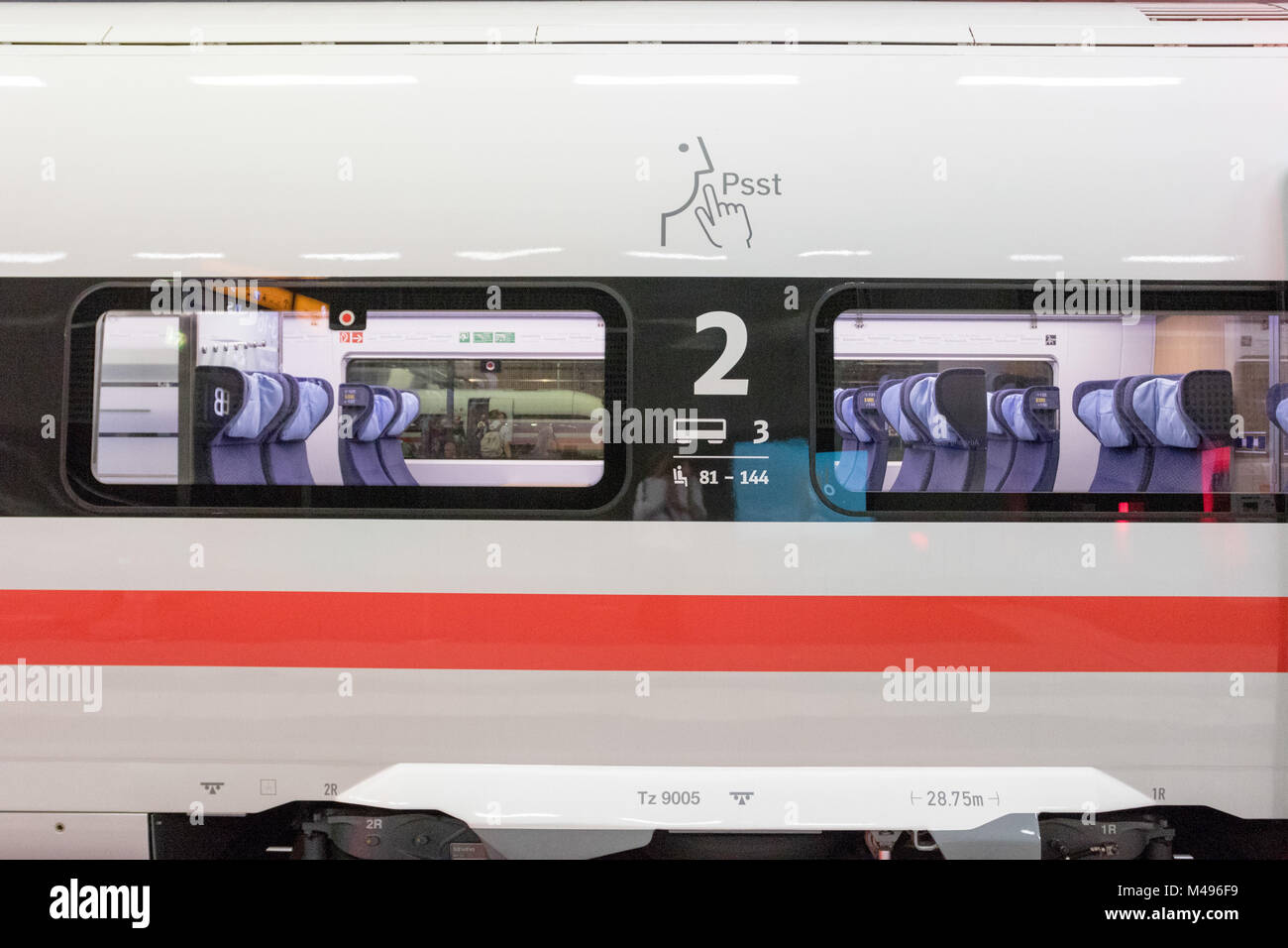 La nouvelle ICE4-Train de la Deutsche Bahn Banque D'Images