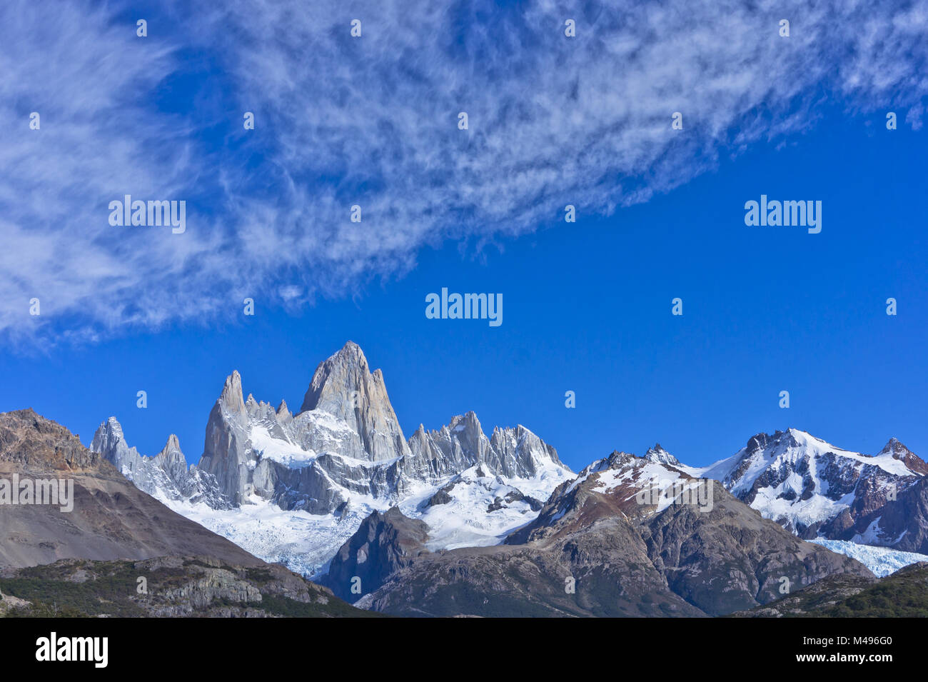 Le mont Fitz Roy, Patagonie, Argentine, Amérique du Sud Banque D'Images