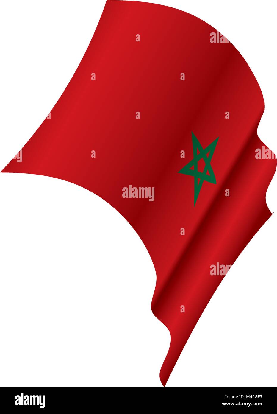 Maroc drapeau, vector illustration Illustration de Vecteur