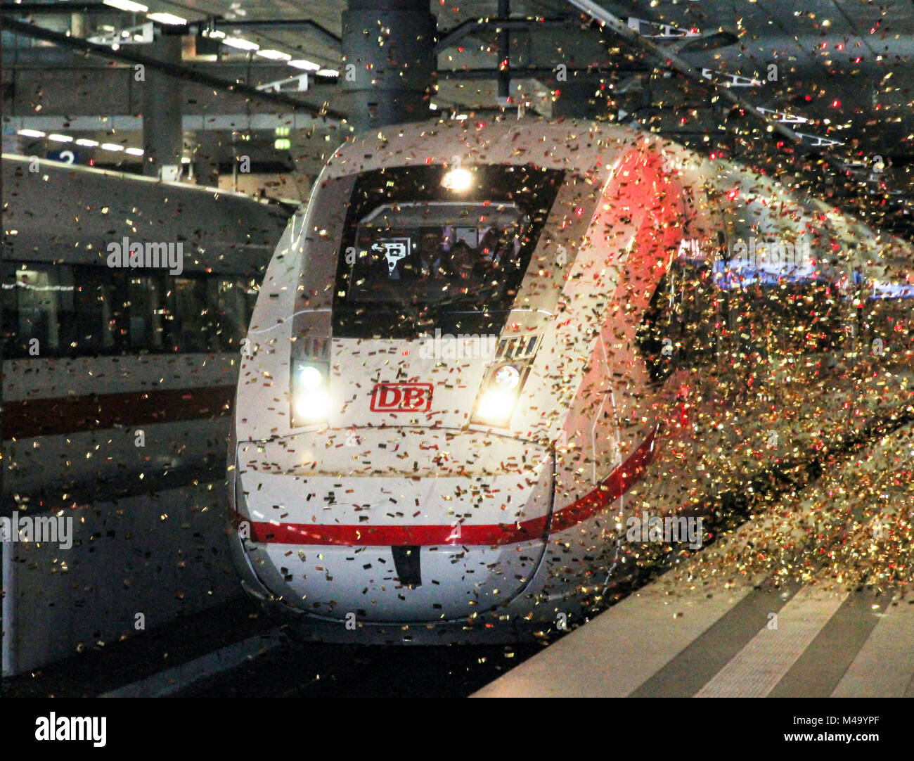 Première mondiale de la nouvelle ICE4-Train Banque D'Images