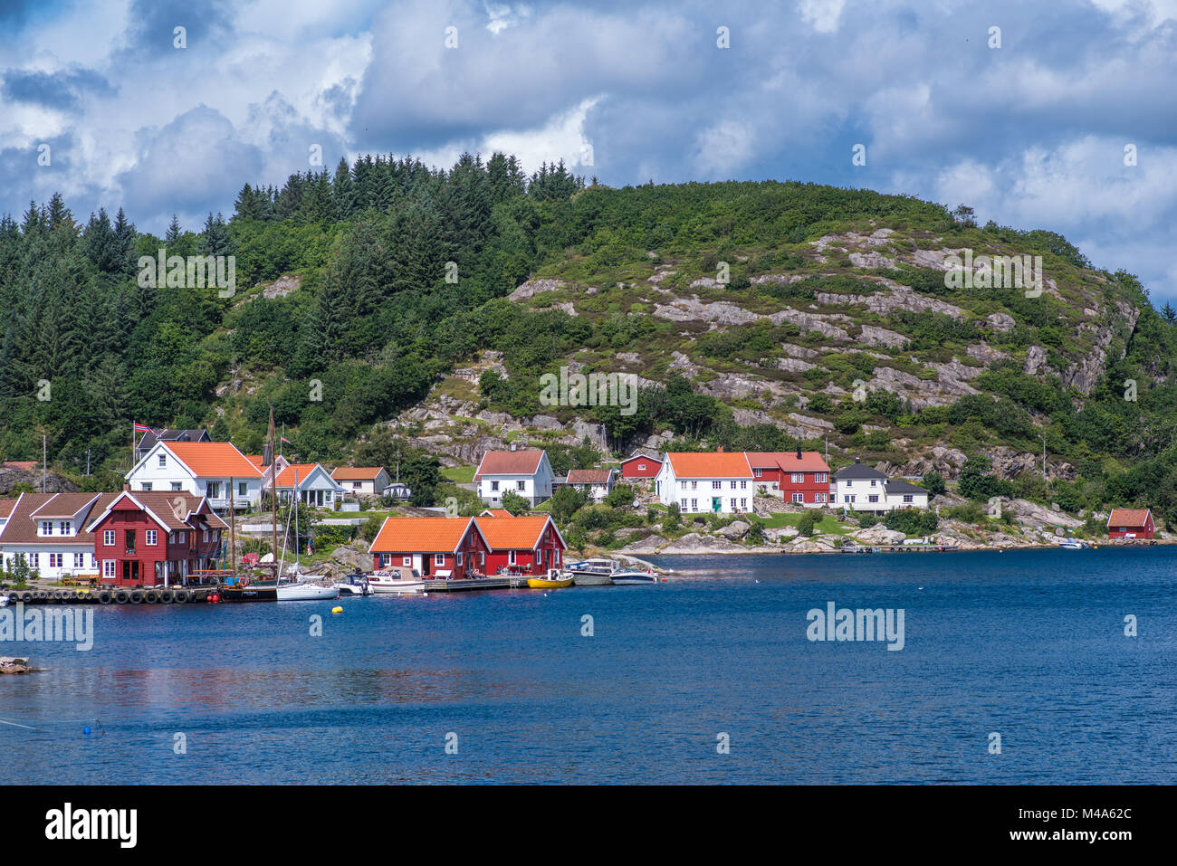 La côte sud de la Norvège Banque D'Images