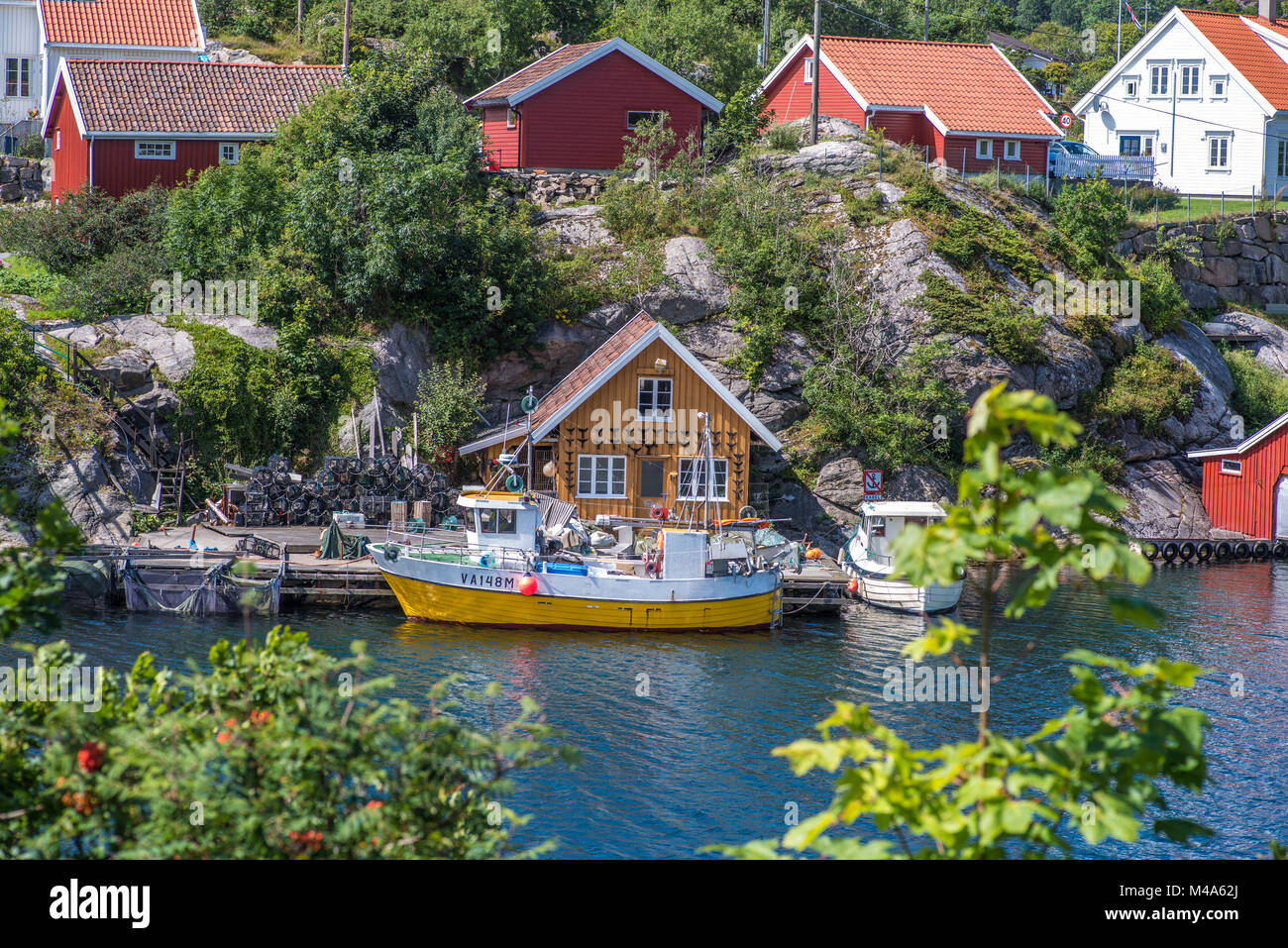 La côte sud de la Norvège Banque D'Images