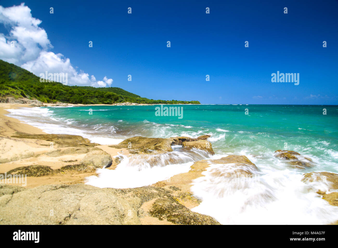 Vieques Beach... Banque D'Images