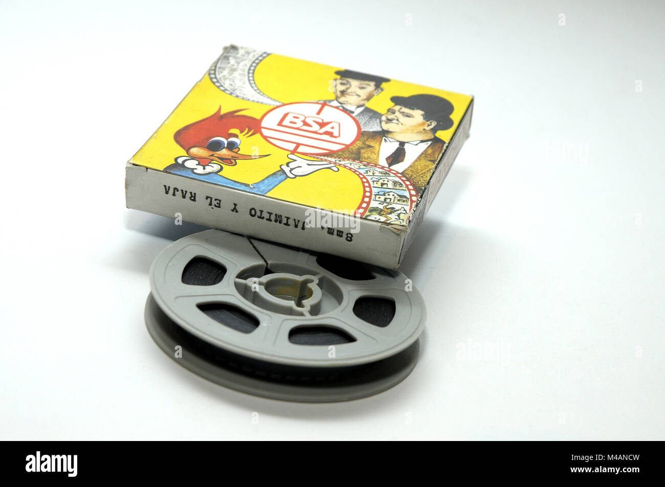 Vintage movie film 8mm Banque D'Images