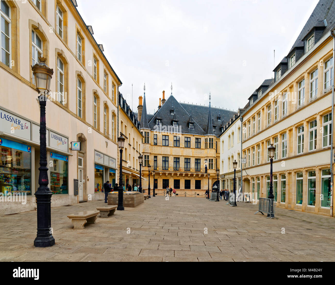 Le Luxembourg, Palais grand-ducal,Palais grand-ducal, la Ville de Luxembourg, Banque D'Images