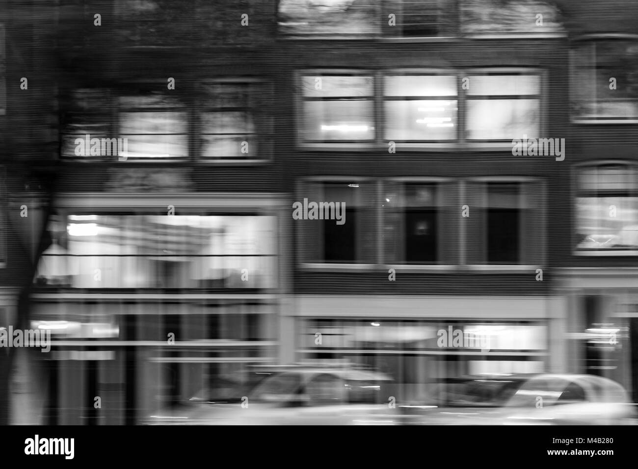 Les Pays-Bas,Hollande,Amsterdam,avant,motion,conduite Banque D'Images