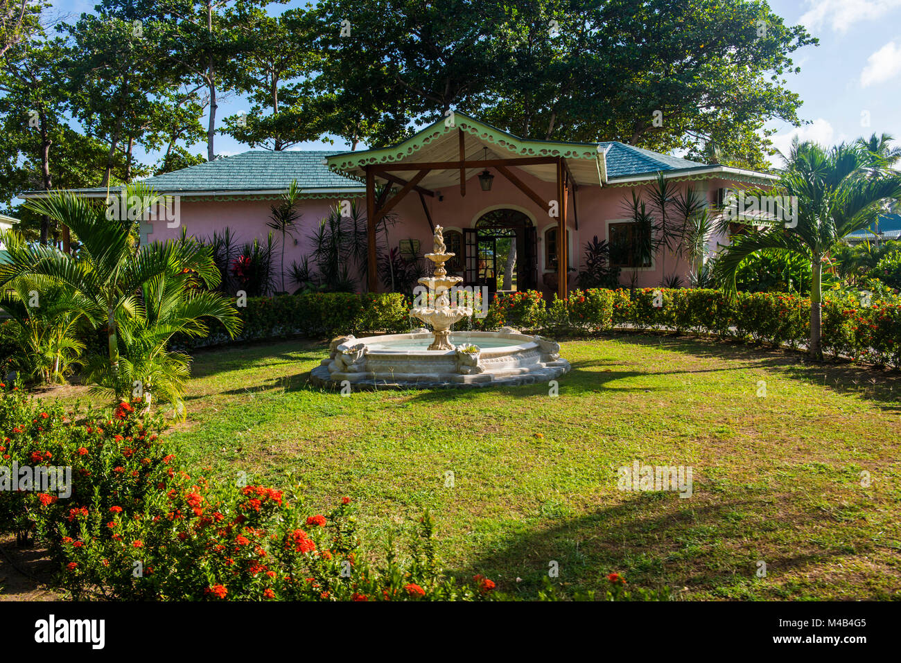 Hôtel historique de luxe,Bequia,St. Vincent et les Grenadines,Caraïbes Banque D'Images
