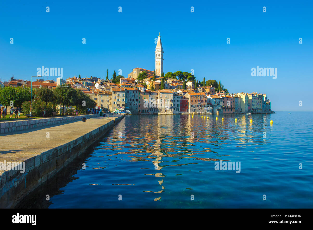 Vieille ville de Rovinj, Istrie, Croatie Banque D'Images