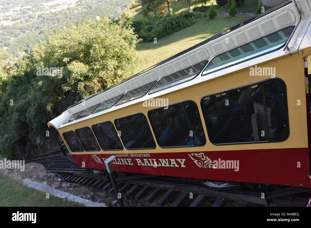 Le Lookout Mountain Incline Railway à Chattanooga, Tennessee Banque D'Images