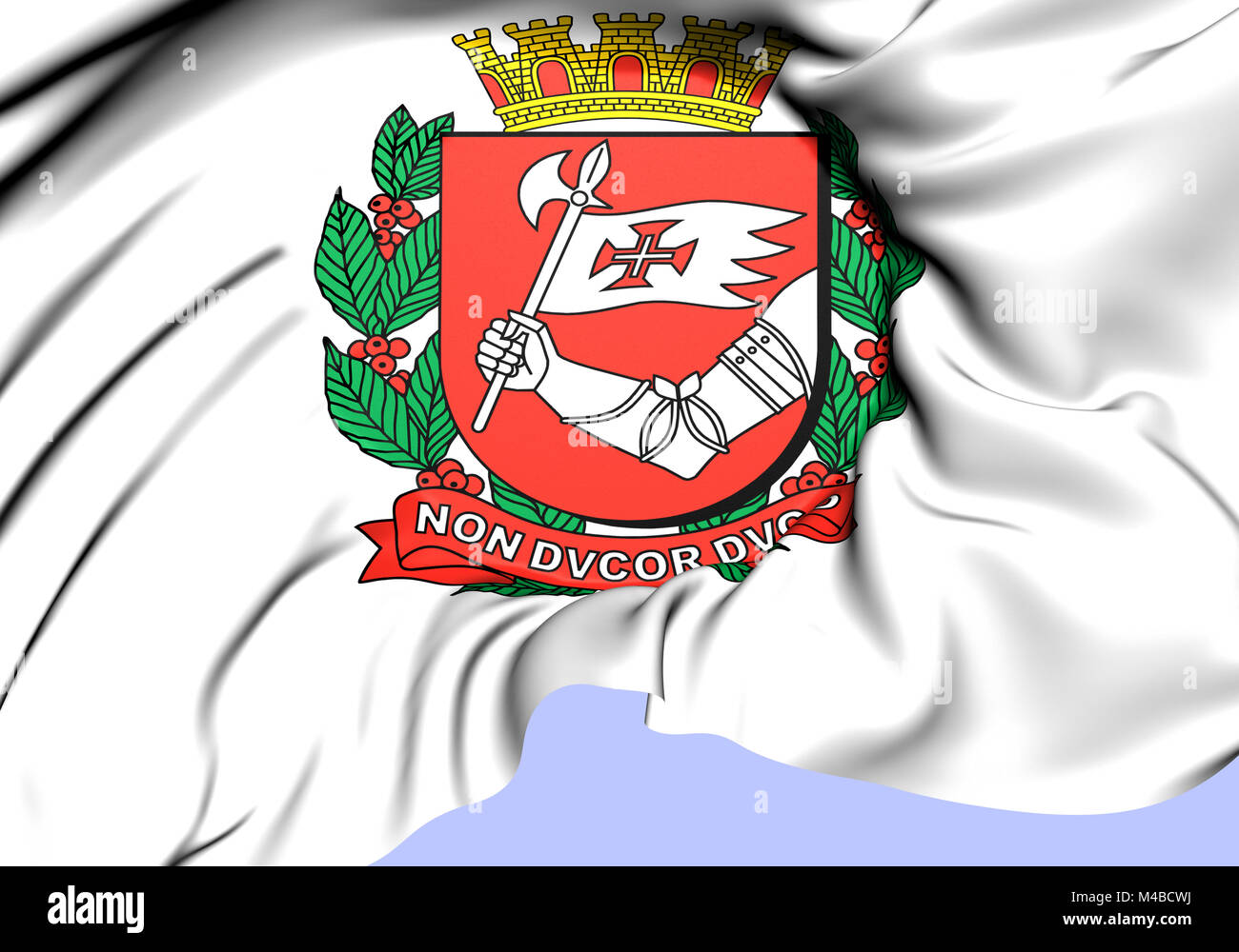drapeau-de-la-ville-de-sao-paulo-banque-de-photographies-et-d-images