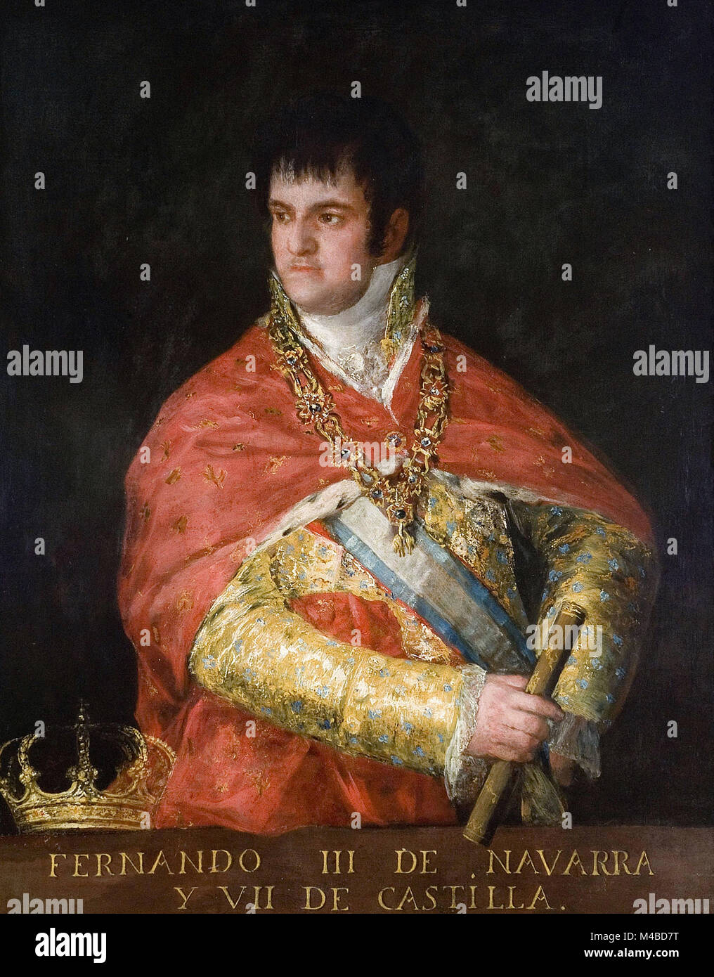 Francisco de Goya - Fernando VII Banque D'Images