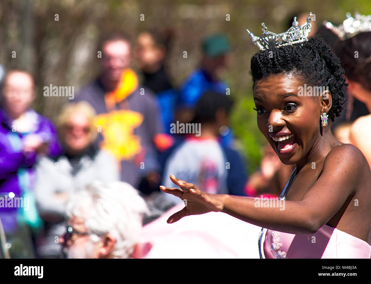 Cierra Jackson Miss District de Columbia en 2016 Cherry Blossom Parade Banque D'Images