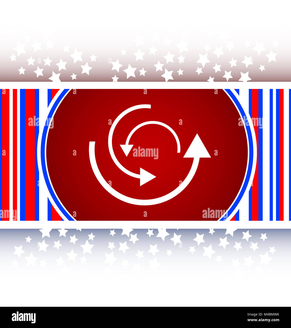 Abstract cercles lignes (flèches) sur le web (bouton icône brillant) Banque D'Images