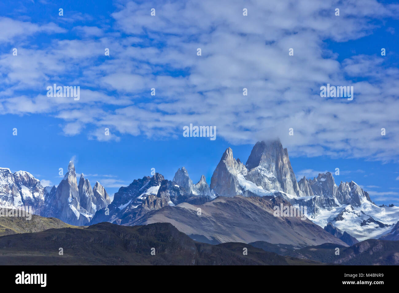 Le mont Fitz Roy, Patagonie, Argentine, Amérique du Sud Banque D'Images