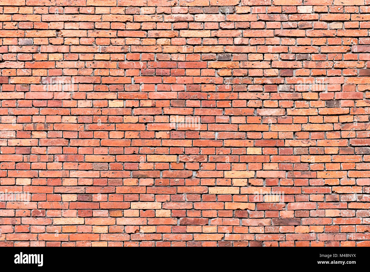 Arrière-plan d'un brickwall rouge Banque D'Images